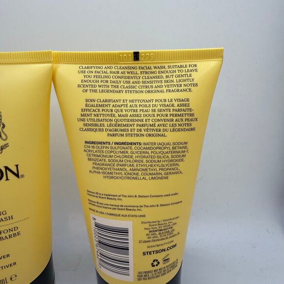 NEW Stetson Original Deep Cleansing Face and Beard Wash 5 Fl oz - Picture 2 of 2